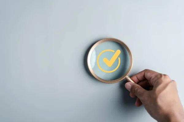 Checklist Quality Management Quality Assurance Quality Control Improvement Standardization Certification — Stock Photo, Image