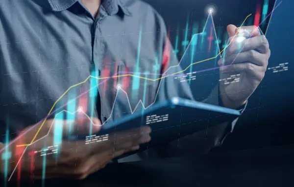 stock image Business finance and investment concept, Capital gain world money economic growth. coin stack financial graph chart, market report on cash currency concept.