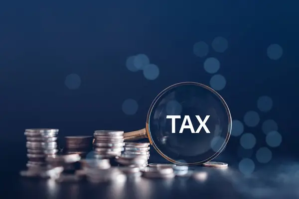 TAX online payment corporate and individual concept. filling out personal income tax allowance taxes, payment, calculating finance, tax accounting, statistics and data analytic research.