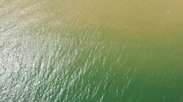Αεροφωτογραφία Από Ψηλά Προς Κάτω Από Μεγάλο Υψόμετρο Της Μπλε — Αρχείο Βίντεο