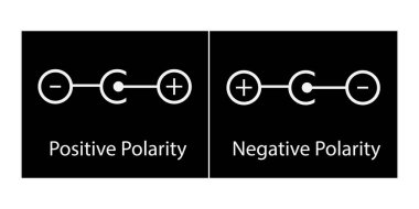 Güç Aracı Sembolü. Dc Güç Kaynağı Sembolü çizimi. Kutupsallık sembolleri Elektrik Kutupluluk AC adaptör Kablosu diyagramı