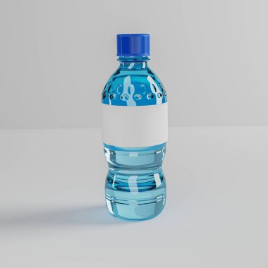 water bottle product mockup 3d illustration royalty free image