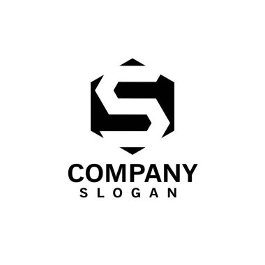 modern s company logo design vector image