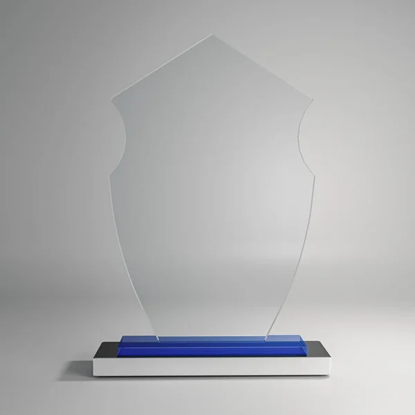 Kristal Kupa Maket Modelleme Serbest Görüntü Kristal Ödül Illüstrasyon Görüntüsü — Stok fotoğraf