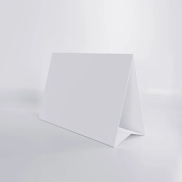 Asztali Sátor Kártya Mockup Illaustration Kép — Stock Fotó