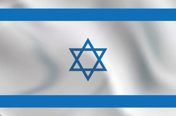 stock image Israel flag illustration image