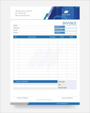 Modern el tasarımı şablonu