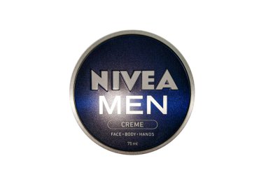 Nivealı erkekler cilt için krem, makyaj.