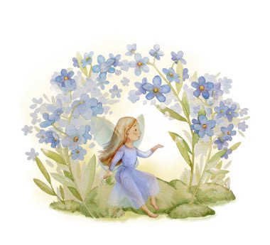 Beni Unutma Peri Çizimi. Bahçe Peri Duvarı Sanatı. Beni unutun çocuklar yazmasın. Çocuk Peri Çocuk Yazıcıları