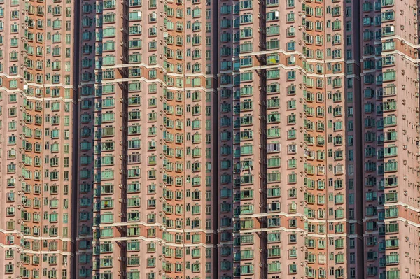 Edificio Residencial Gran Altura Ciudad Hong Kong — Foto de Stock