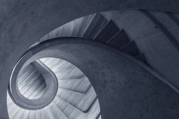 Escalera Caracol Moderna Arquitectura Contemporánea Fondo Abstracto —  Fotos de Stock