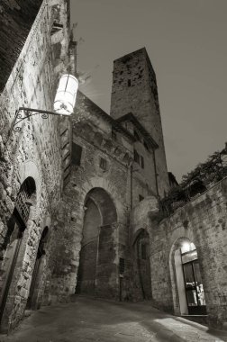 San Gimignano Ortaçağ Köyü, Toskana, İtalya, Avrupa 