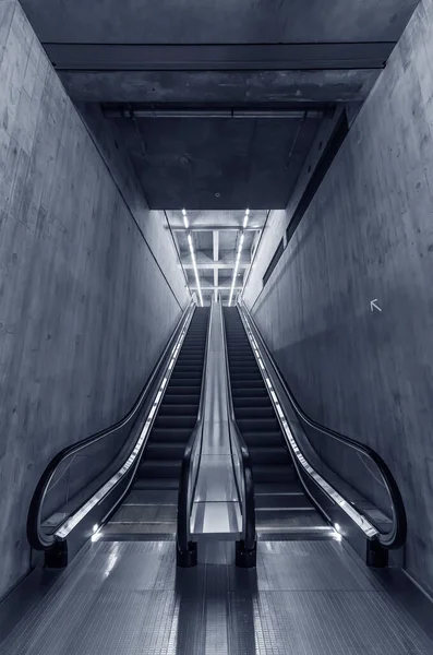 Innenansicht Der Rolltreppe Abstrakter Hintergrund — Stockfoto