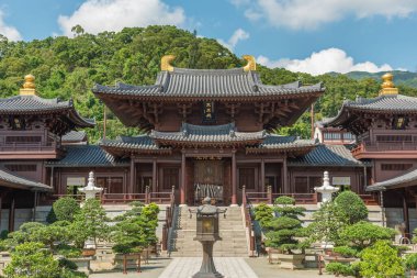 Çin Tapınağı - Chi Lin Nunnery Hong Kong şehrinde