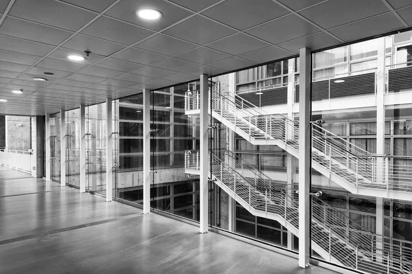 Interior View Corridor Modern Architecture — Zdjęcie stockowe