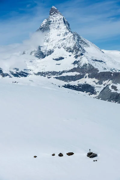 Matterhorn Peak Zermatt Szwajcaria — Zdjęcie stockowe