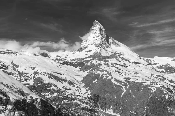 Góra Matterhorn Zermatt Szwajcaria — Zdjęcie stockowe