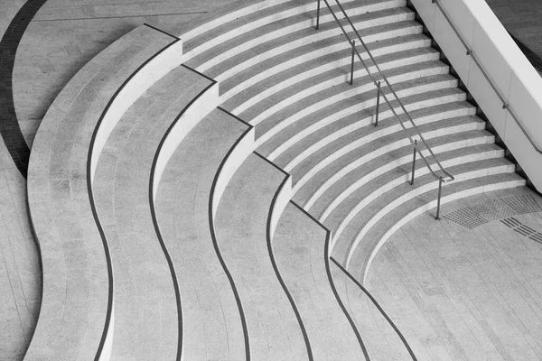 Treppe Der Modernen Architektur Abstrakter Hintergrund — Stockfoto