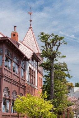 Kitano bölgesindeki tarihi batı binası, Kobe, Japonya