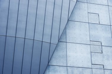 Modern mimarinin dış cephesi. soyut arkaplan oluşturuluyor