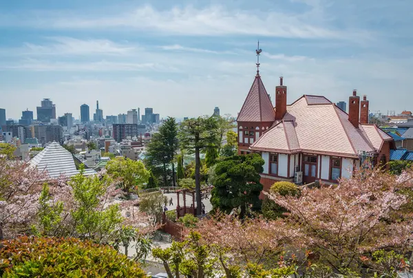 Kitano bölgesindeki tarihi bina, Kobe şehri, Japonya