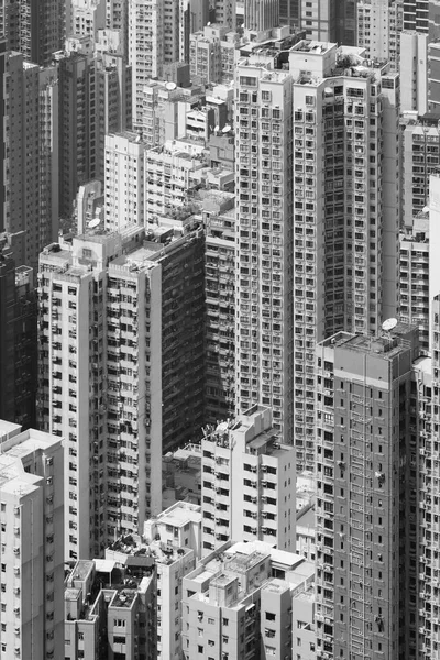 香港市内の高層ビルの空中ビュー — ストック写真