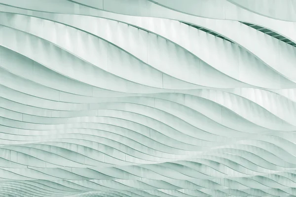 Внутрішній Вигляд Хвильового Візерунка Сучасній Архітектурі — стокове фото