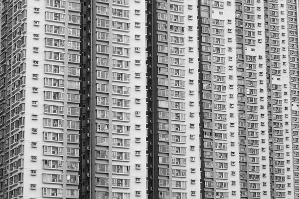 Külső Toronyház Lakóépület Hong Kong Város — Stock Fotó