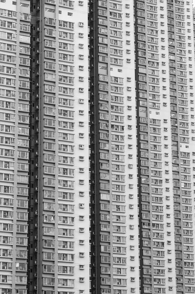 Εξωτερικό Κτίριο Κατοικιών Υψηλό Επίπεδο Στην Πόλη Του Χονγκ Κονγκ — Φωτογραφία Αρχείου