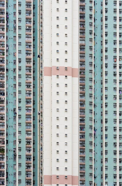 Das Äußere Eines Wohnhochhauses Hongkong — Stockfoto