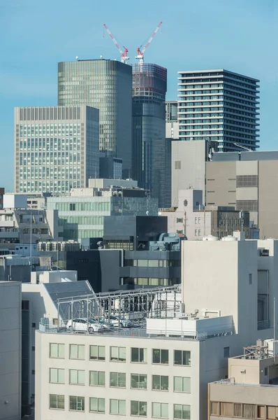 Stad Skyline Van Osaka Japan — Stockfoto
