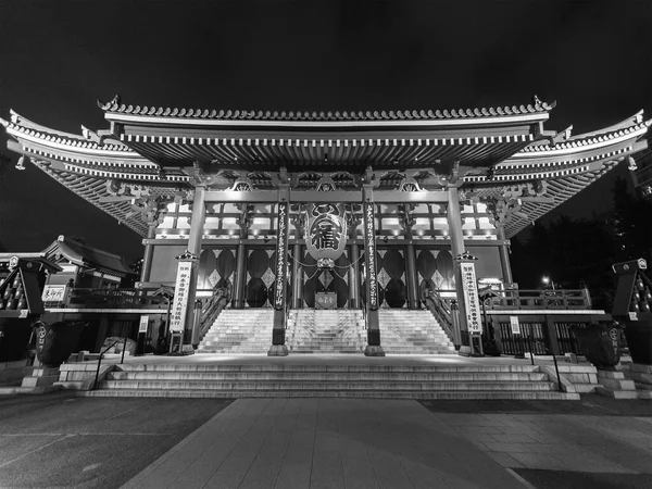 Tokyo Japan Maj 2023 Nattlandskap Historiskt Landmärke Senso Templet Asakusa — Stockfoto
