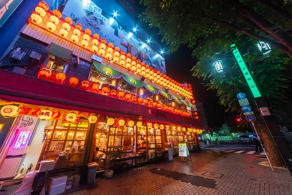 Синдзю Токио Япония Мая 2023 Года Вид Город Ночью Традиционными — стоковое фото