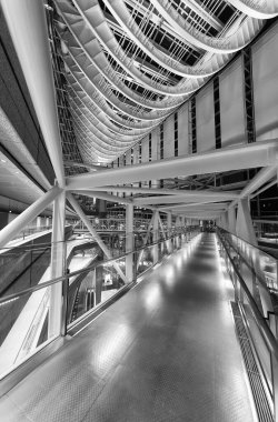 Modern iç mekan. Soyut arkaplan oluşturuluyor