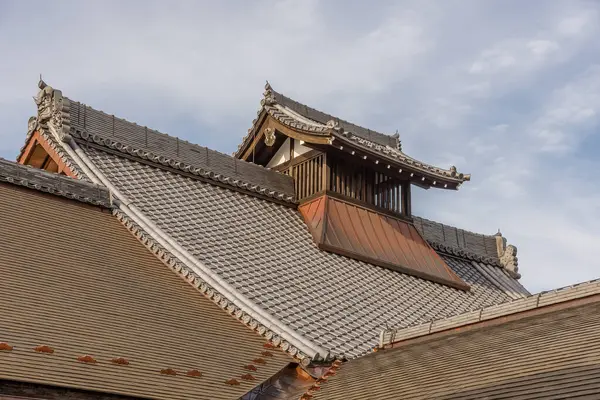 Exterior of historical architecture in Kyoto, Japan