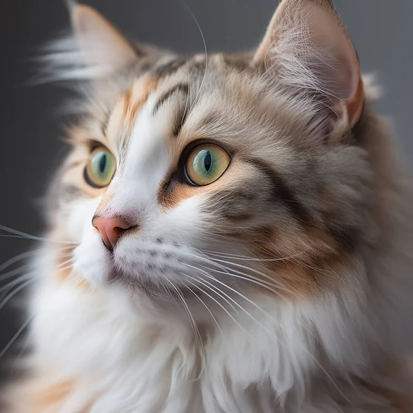 Портрет Красивой Кошки — стоковое фото