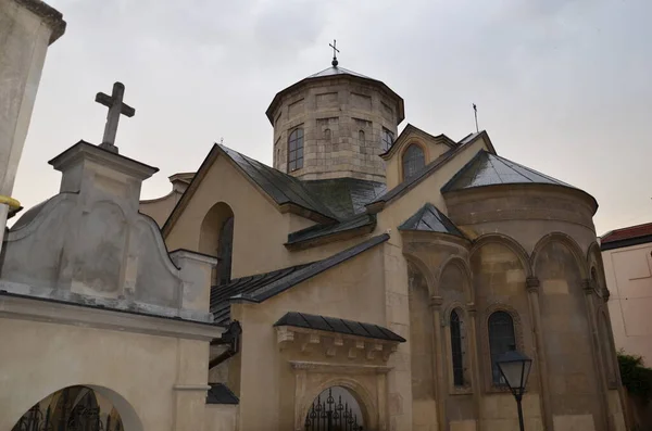 Lviv Ermeni Katedrali Ermeni Mimarisinin Sınırsız Değerini Taşıyor — Stok fotoğraf
