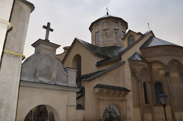 Lviv Katedral Armenia Memiliki Nilai Yang Tak Terbatas Dari Arsitektur — Stok Foto