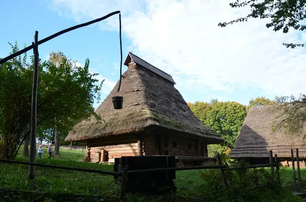 Ormandaki eski ahşap ev