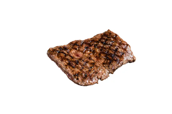 可供选择的牛排 烤牛排或砍刀牛肉肉 因白人背景而被隔离 — 图库照片