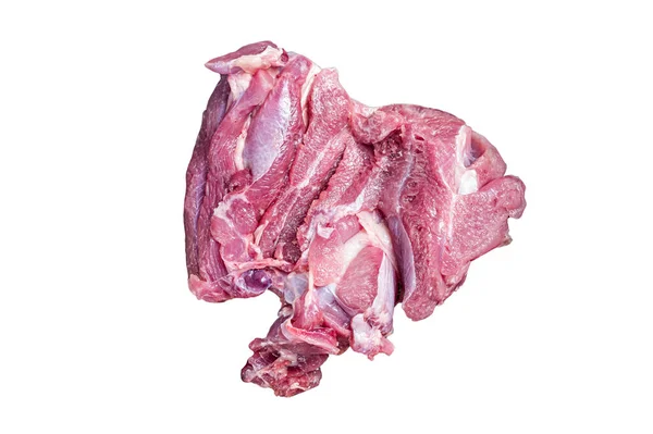 Surowy Indyk Bez Kości Bez Skóry Filet Uda Ekologiczne Mięso — Zdjęcie stockowe
