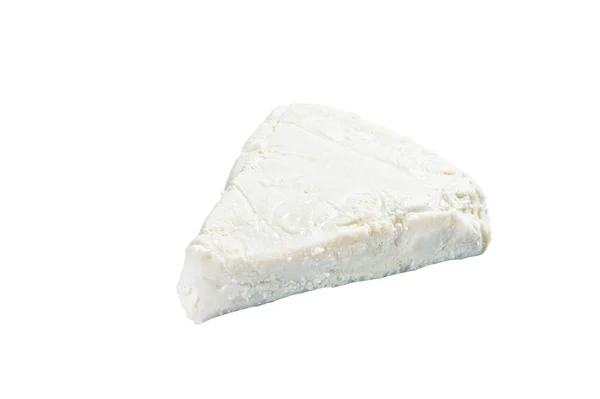 Який Козячий Овечий Молочний Сир Ізольовані Білому Тлі — стокове фото