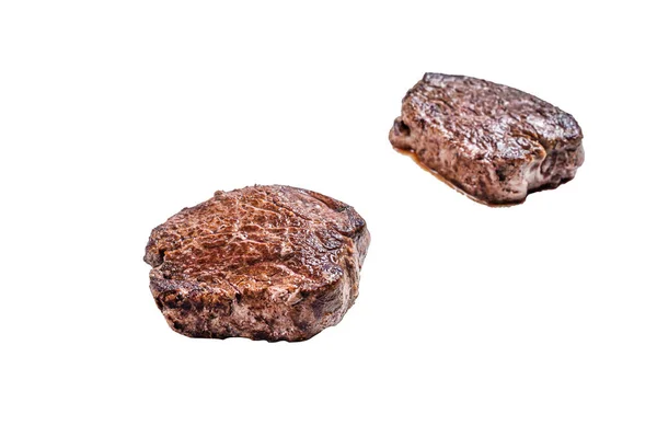 Grillowany Filet Mignon Lub Polędwica Stek Wołowy Stole Kuchennym Izolacja — Zdjęcie stockowe