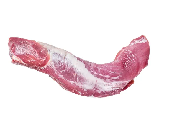 Ωμό Χοιρινό Κρέας Ψαρονέφρι Απομονωμένα Λευκό Φόντο — Φωτογραφία Αρχείου