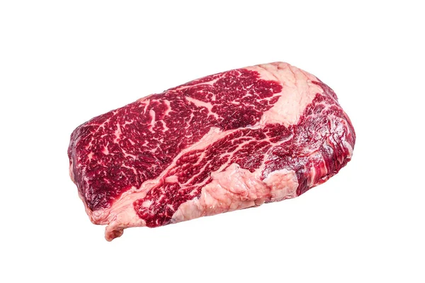 Bifteck Cru Viande Bœuf Côtelé Sur Une Table Préparée Pour — Photo