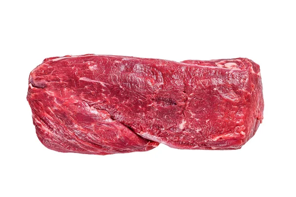 Сырое Мясо Говядины Изолированный Белом Фоне — стоковое фото