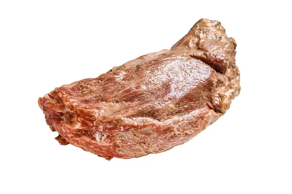 Syrový Marinovaný Hovězí Steak Pečeni Izolováno Bílém Pozadí — Stock fotografie