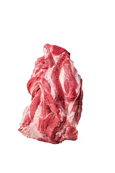 Listo Para Cocinar Parrilla Carne Cordero Deshuesada Carne Cruda Cuello — Foto de Stock