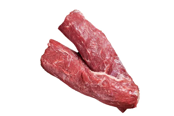 Ongekookte Lamsfilet Rauw Vlees Van Mutton Slagersknip Hoge Kwaliteit Isolate — Stockfoto