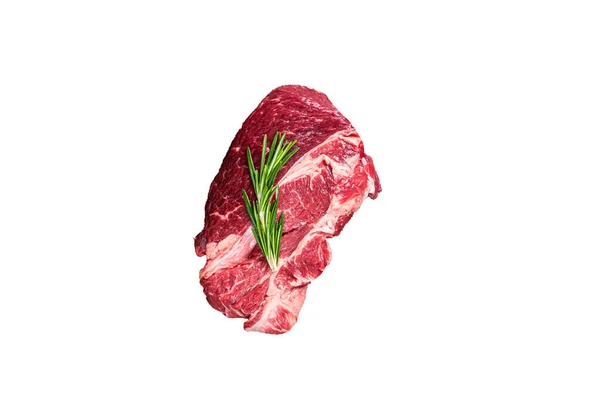 Çiğ Chuck Gözü Kasap Satırında Black Angus Bifteği Yüksek Kalite — Stok fotoğraf